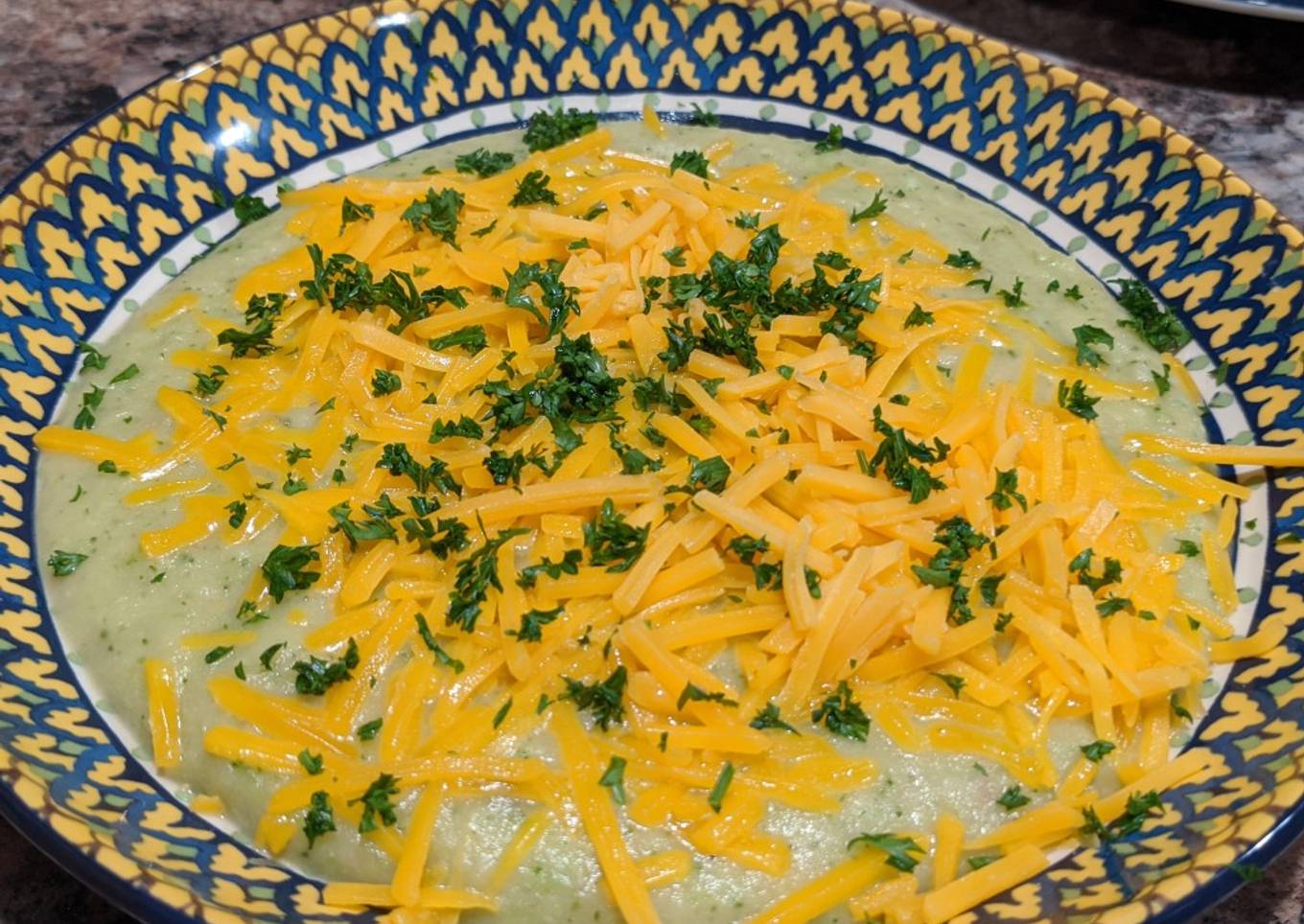 Broccoli & Cheese Potato Soup