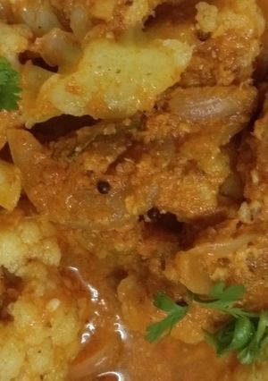 A picture of Cauliflower / Gobi Ka Salan.