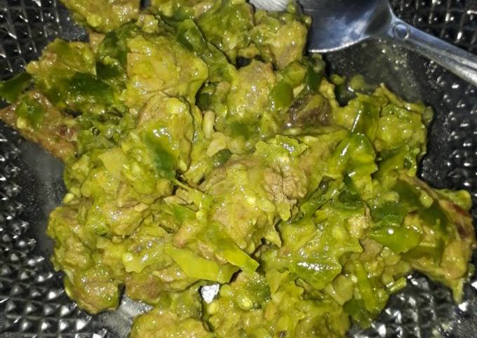 Resep Daging Cabe Hijau Anti Gagal