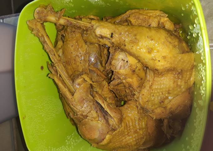 Ayam ungkep siap bakar atau goreng