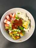 Korean Tofu and Kani Bowl