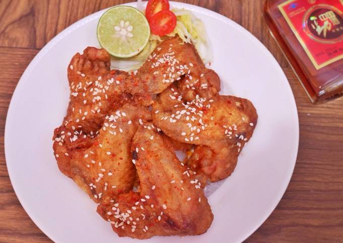 Tebasaki karage (Japanese Fried Chicken Wings)