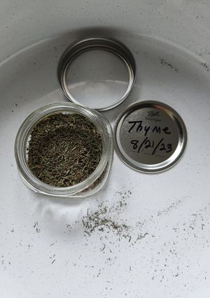 A picture of THYME is hard to do, lol.