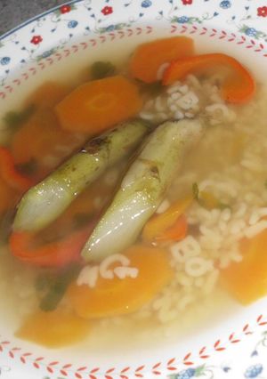 Una foto de Sopa de Espárragos