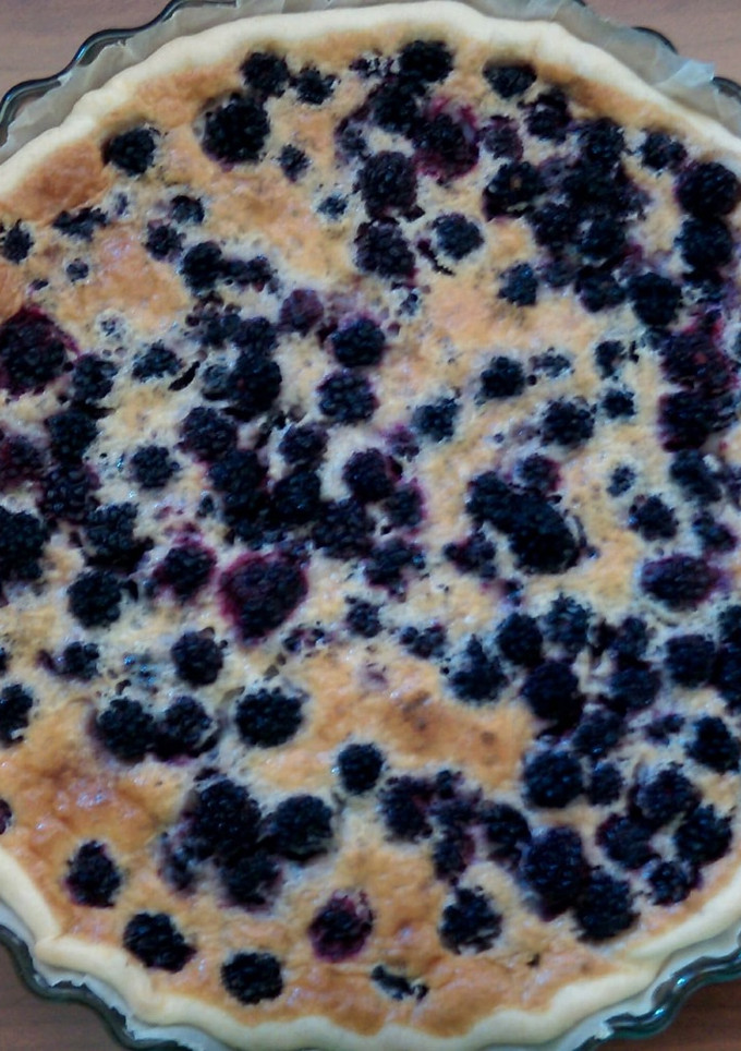 Una foto de Tarta de moras
