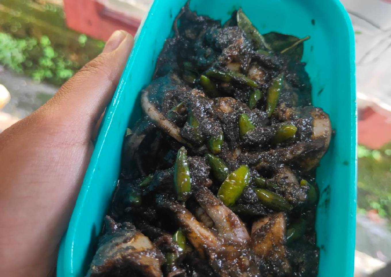 Lemak pedas adalah cumi