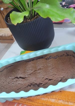 Una foto de Budín de chocolate 🍫♡
