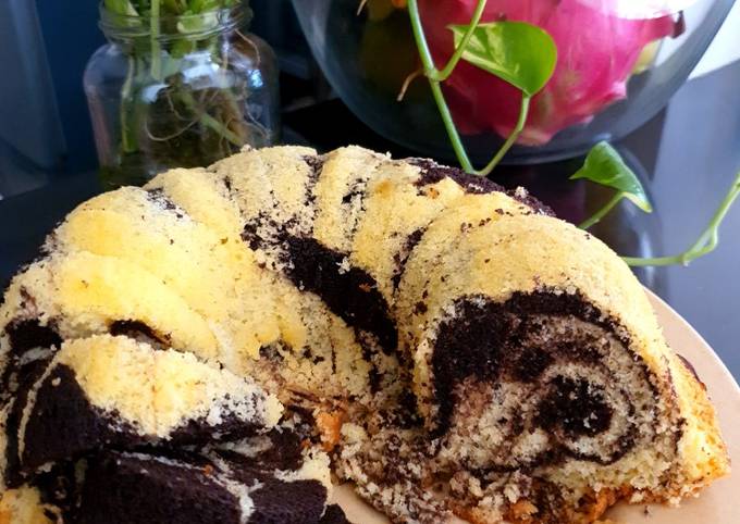 Resep Marble Butter Cake Oleh Cooking Act By Dinart Cookpad