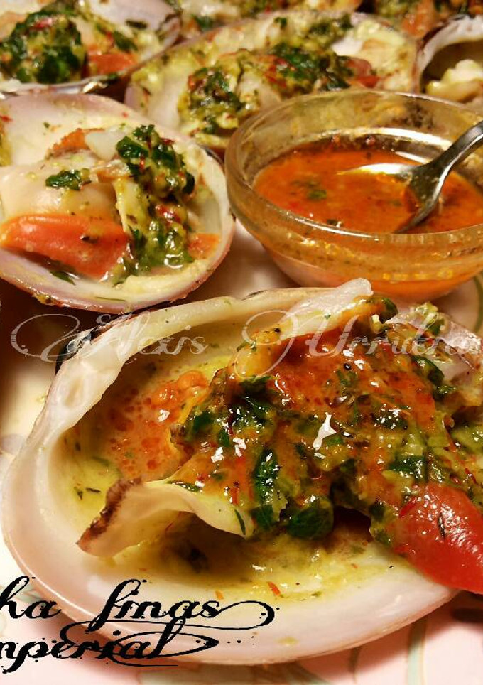 Una foto de Conchas finas en salsa imperial