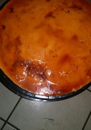 A picture of Homemade Chocoflan.