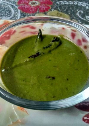 A picture of Palak kadi.
