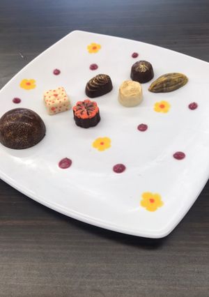 Una foto de Bombones de chocolate