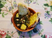 A picture of italian soup kale