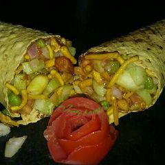 A picture of Healthy papad cone.