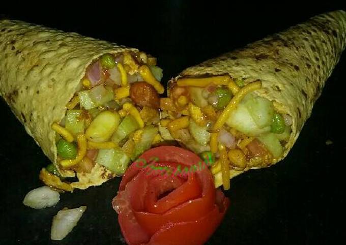 Healthy papad cone