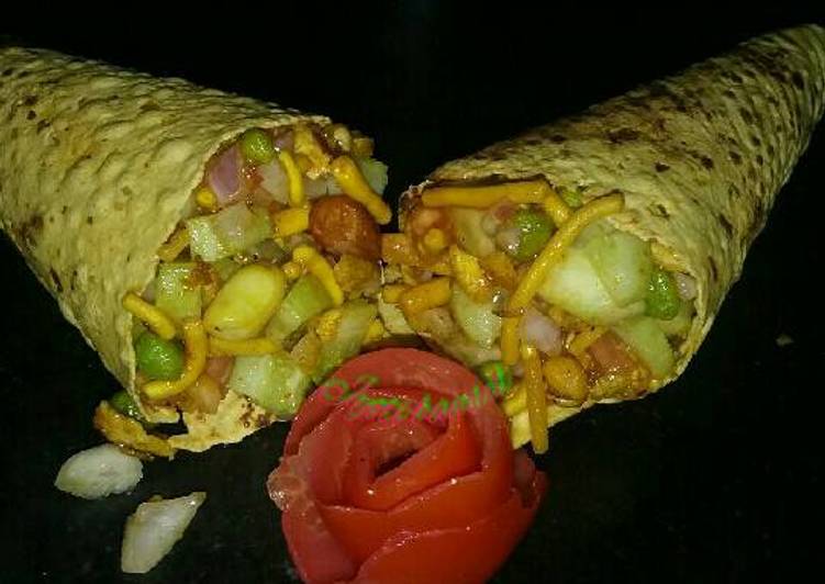 Healthy papad cone Healthy papad cone