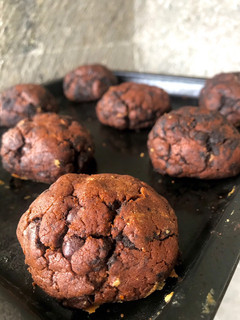 Foto resep Choco Oreo Peanut Butter Soft Cookies