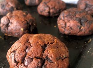 Foto resep Choco Oreo Peanut Butter Soft Cookies