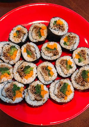 Foto resep Makisushi daging sapi