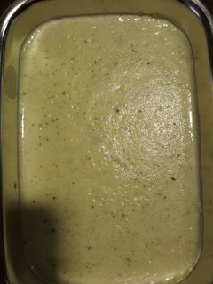 Una foto de Crema de calabacín