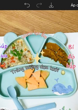 Hình của món Súp cua em bé 👶🏻(từ 9m).