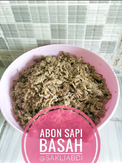 Foto resep Abon sapi basah (isian bakpao, puff pastry, lemper, mantau,dll)