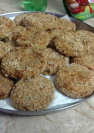 A picture of Chicken potatoes Cutlets.