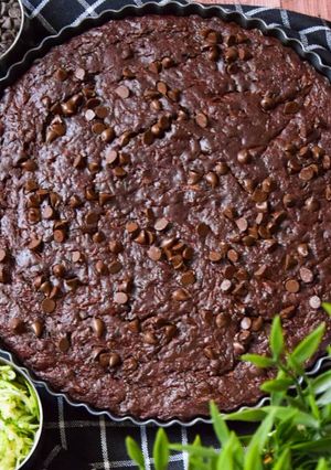 Une photo de Gâteau de courgettes au chocolat