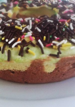 Foto resep kue coklat pandan with cerres mini