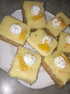 صورة لوصفة بسبوسة بذوق البرتقال 💓😘