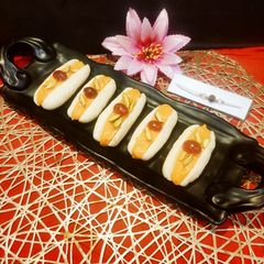 A picture of Cham Cham Bengali Sweets.