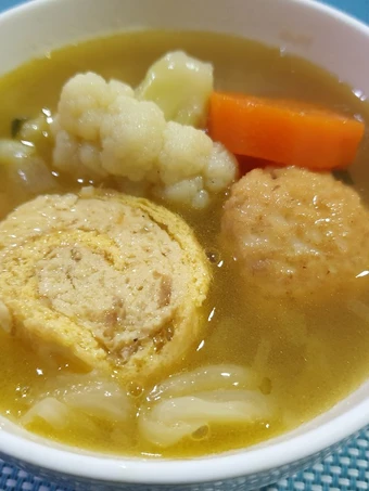 Langkah Gampang Menyiapkan Resep Sop Rollade Ayam+Baso ayam❤(bisa utk MPASI 19 bulan) yang Lezat Anti Ribet, Sempurna