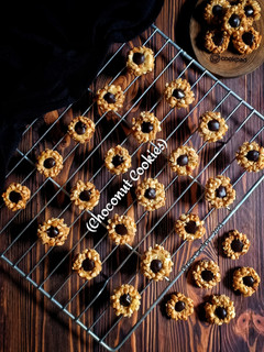 Foto resep Choco Peanut Thumbprint Cookies (Choconut Cookies)