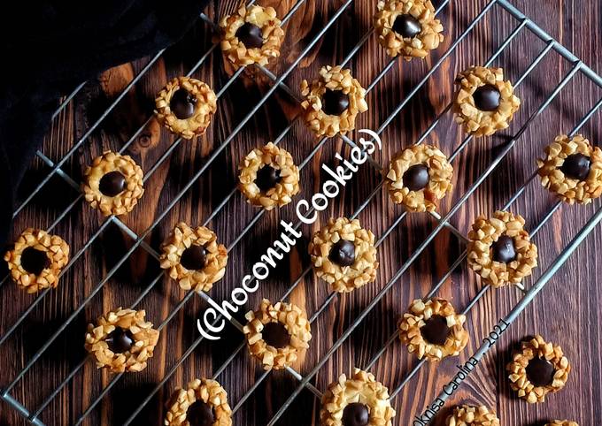 Choco Peanut Thumbprint Cookies (Choconut Cookies)