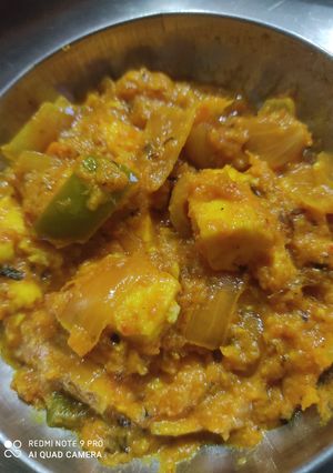 A picture of Masala paneer.