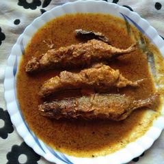 A picture of Mackerel Fish Curry.