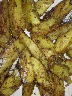 صورة لوصفة بطاطس مشوية 😍