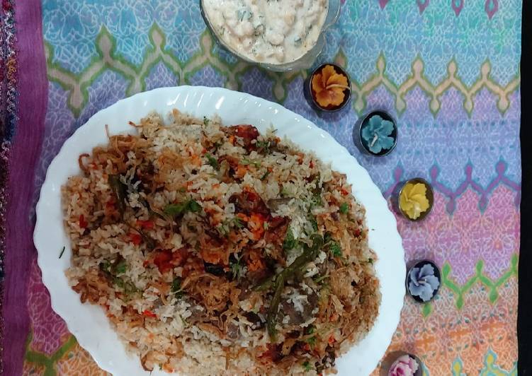 Recipe: Yummy Zafrani sufyani Mutton pulao