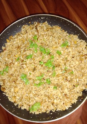 A picture of Egg rice.