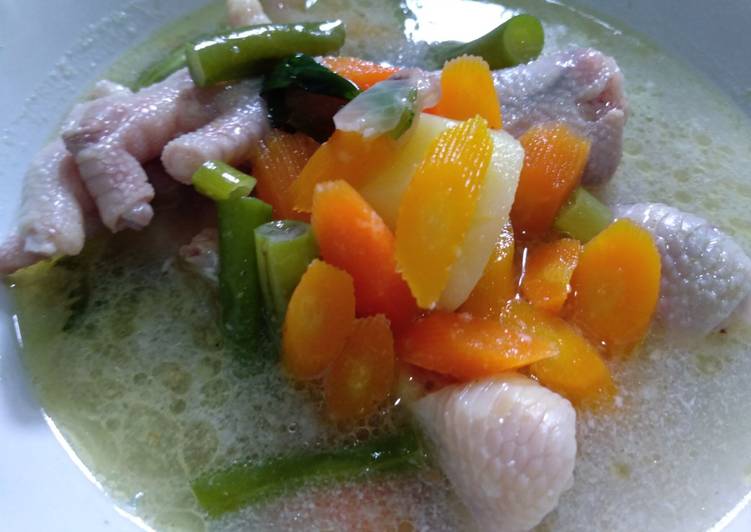 Resep Sop ceker ayam, Sempurna