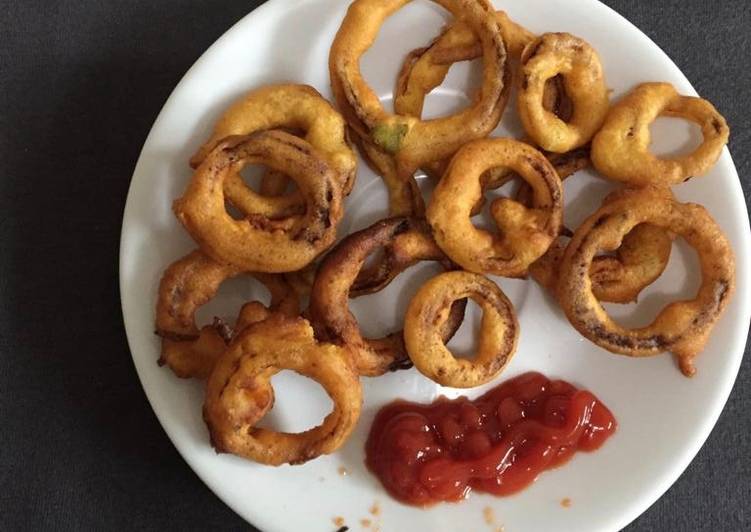 Recipe of Award-winning Onion Ring Bhajiya