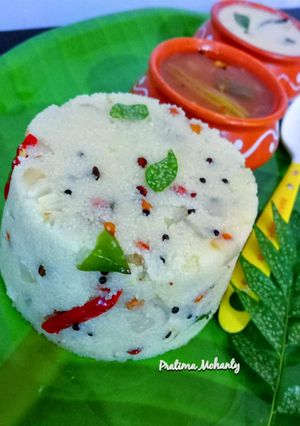 A picture of Rava Upma.
