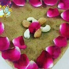 A picture of Bati churma cake.