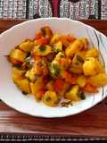 Brahmi potato curry