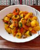 Brahmi potato curry