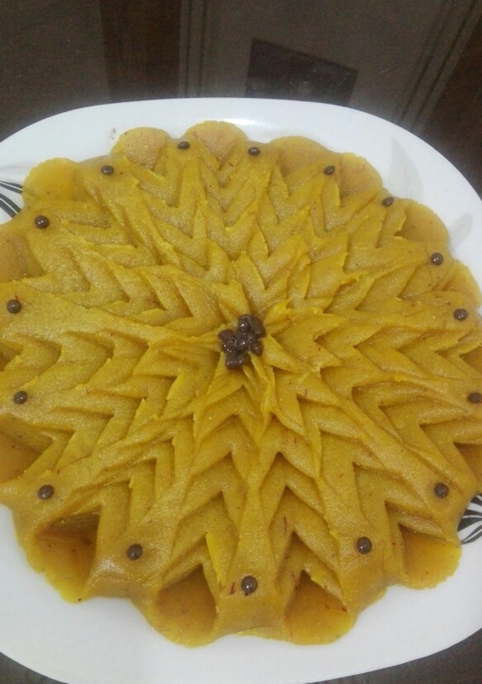 عکسی از دستور حلوای آرد نخودچی
