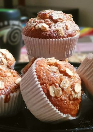 A picture of Carrot cup cake.