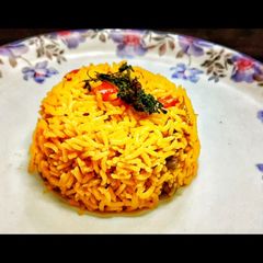 A picture of Simple vegetable pulao |pressure cooker pulao.