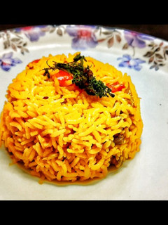 A picture of Simple vegetable pulao |pressure cooker pulao.