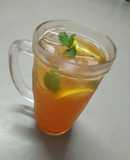 Orange flavored ice tea